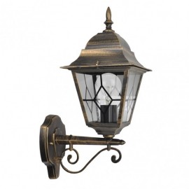 Extérieur Aluminium Bootes1xe27 Neg/oro Ip44 44x27x18 Cm