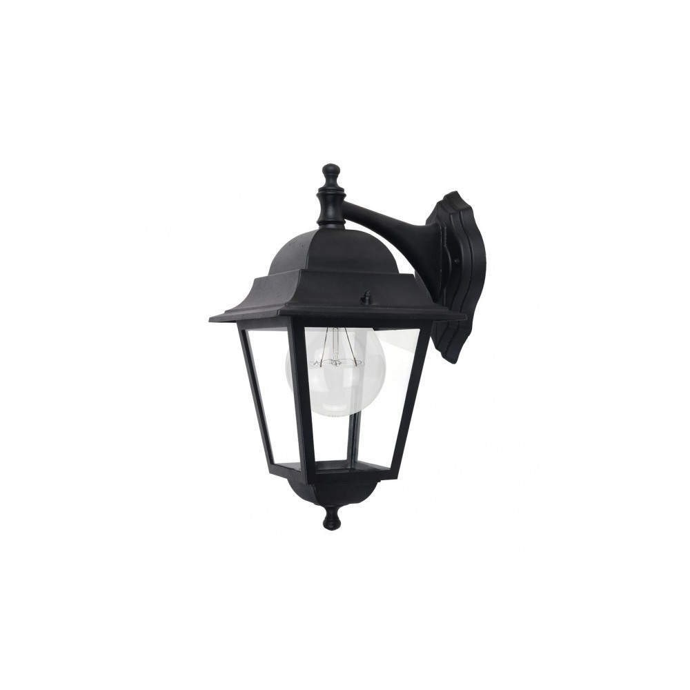 Exterior Aluminium Spica 1xe27 Black Ip44 42x28x21,5 Cm