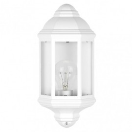 Aluminium extérieur Shaula 1xe27 White Ip44 36,5x16,5x9,5 Cm