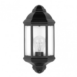 Aluminium extérieur Shaula 1xe27 Noir Ip44 36,5x16,5x9,5 Cm