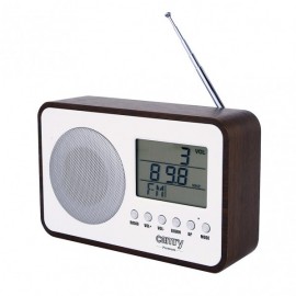 Radio Fm Digital Reloj Despertador Antena Telesc. Sintonizador Autom. Y Manual Cable Usb