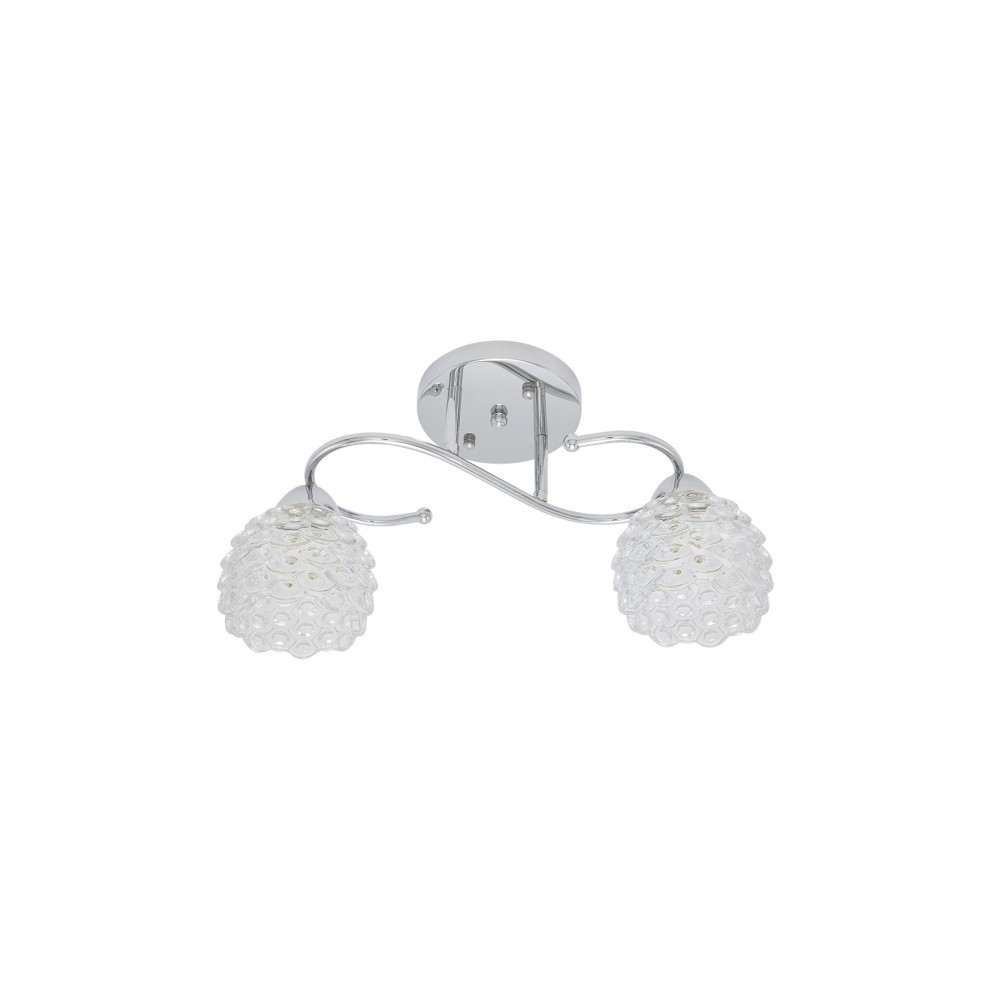 Lamp Bagan 2xe14 Chrome 22x42x14,5 Cm