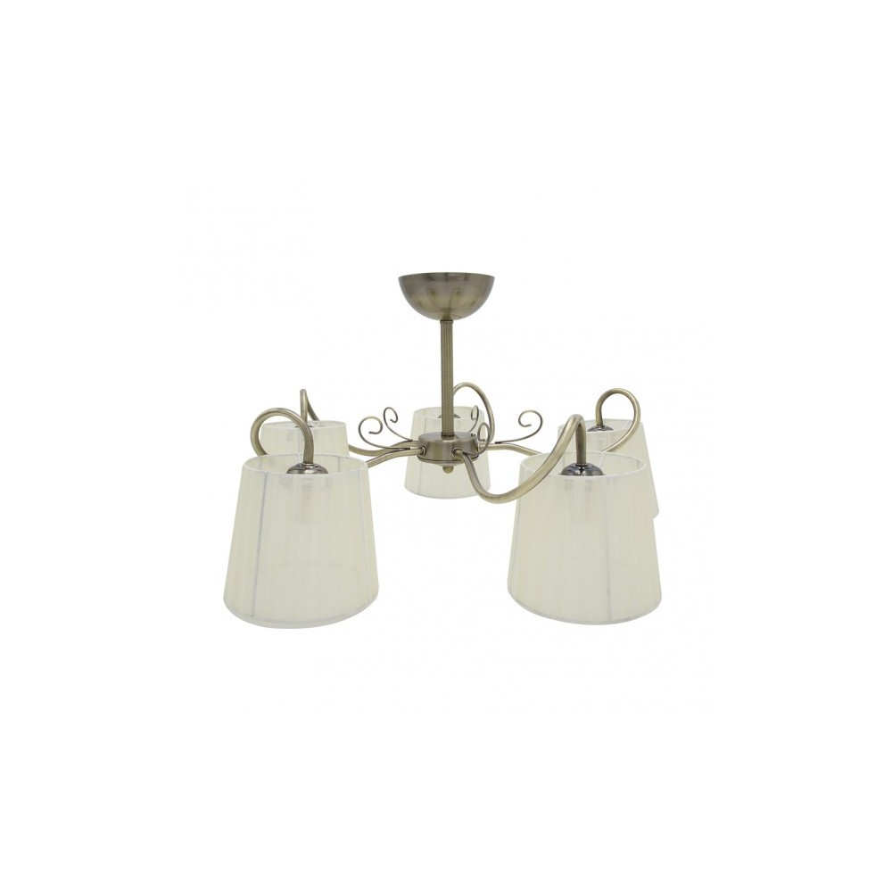 Lampada Cuzco 5xe14 Pelle 37x65x65 Cm