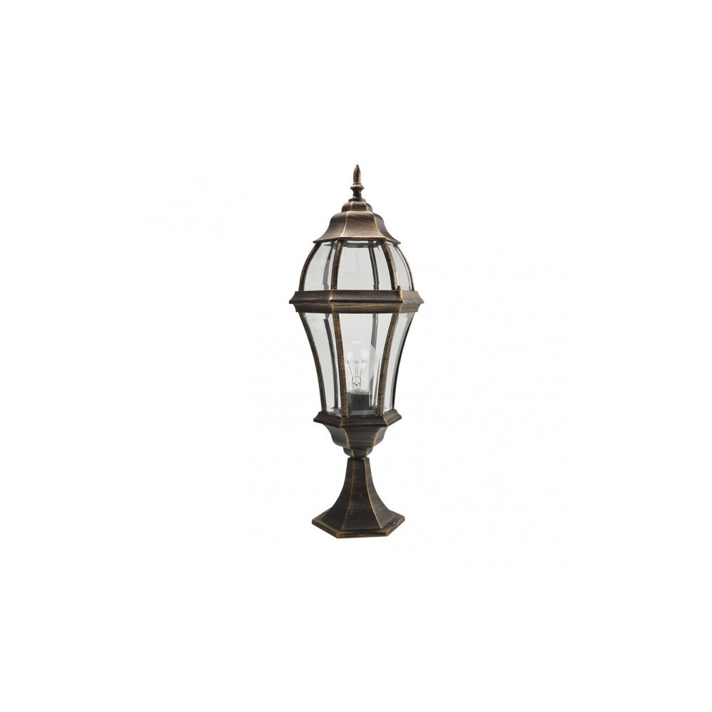 Outer surface Aluminium Becrux 1xe27 Neg/oro 64,5x21x21 Cm Ip44