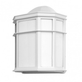 Extérieur Aluminium Bellatrix 1xe27 Blanc 25x11x19,5 Cm Ip44