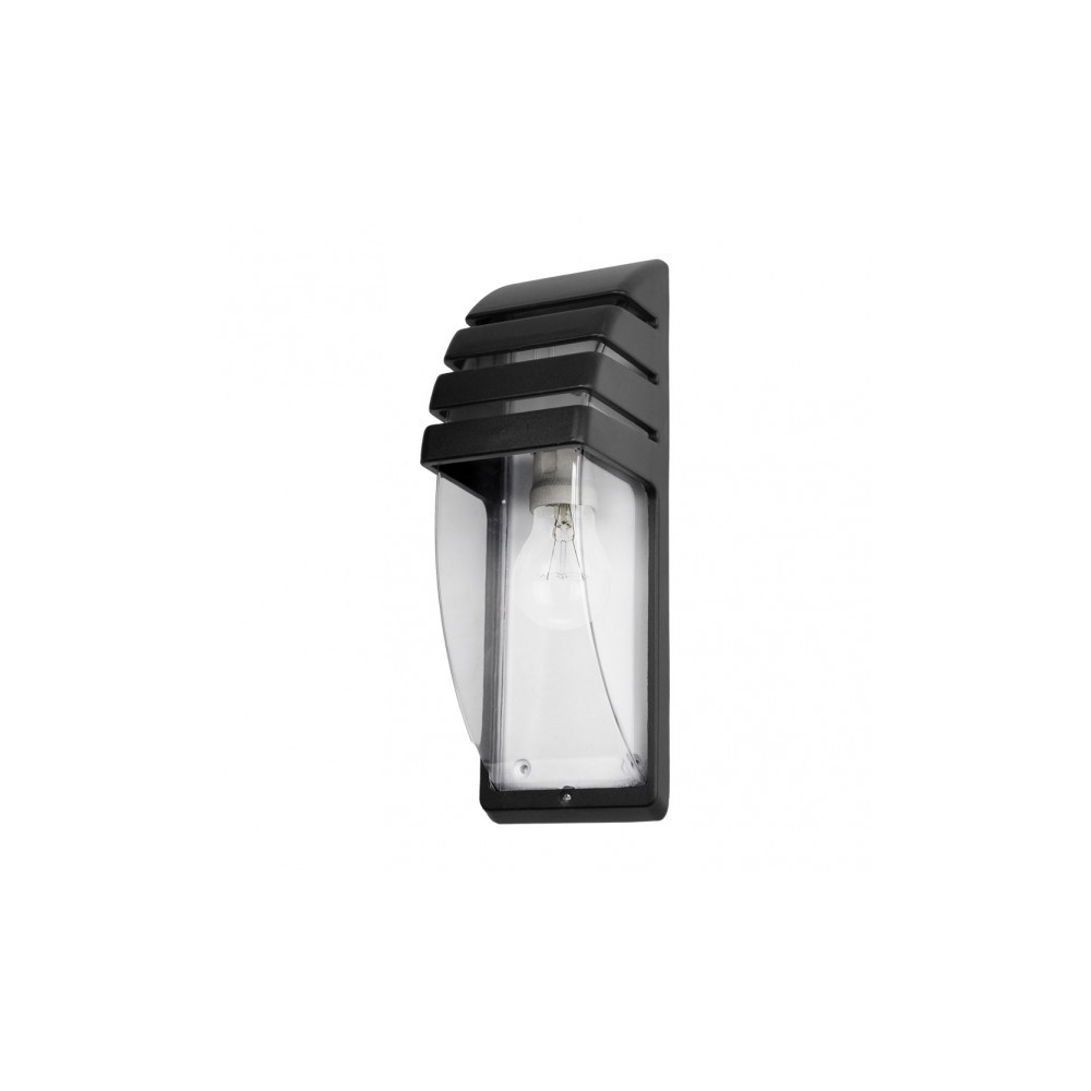 Exterior Aluminium Elnath 1xe27 Black Ip44 35x12x12 Cm