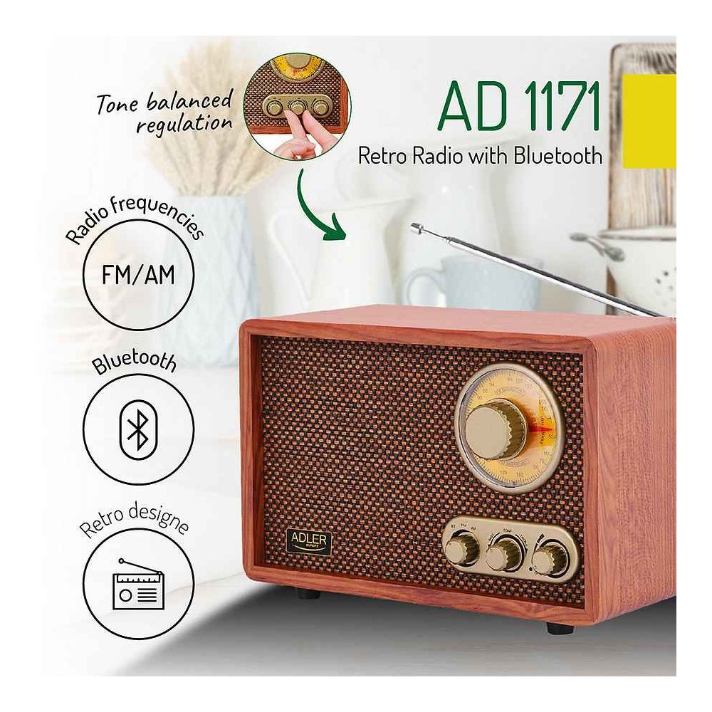 Radio Retro C/bluetooth Am/fm, Fabrilamp