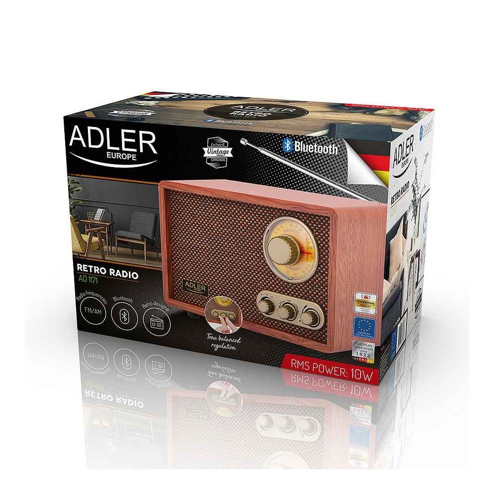 Radio Retro C/bluetooth Am/fm, Fabrilamp