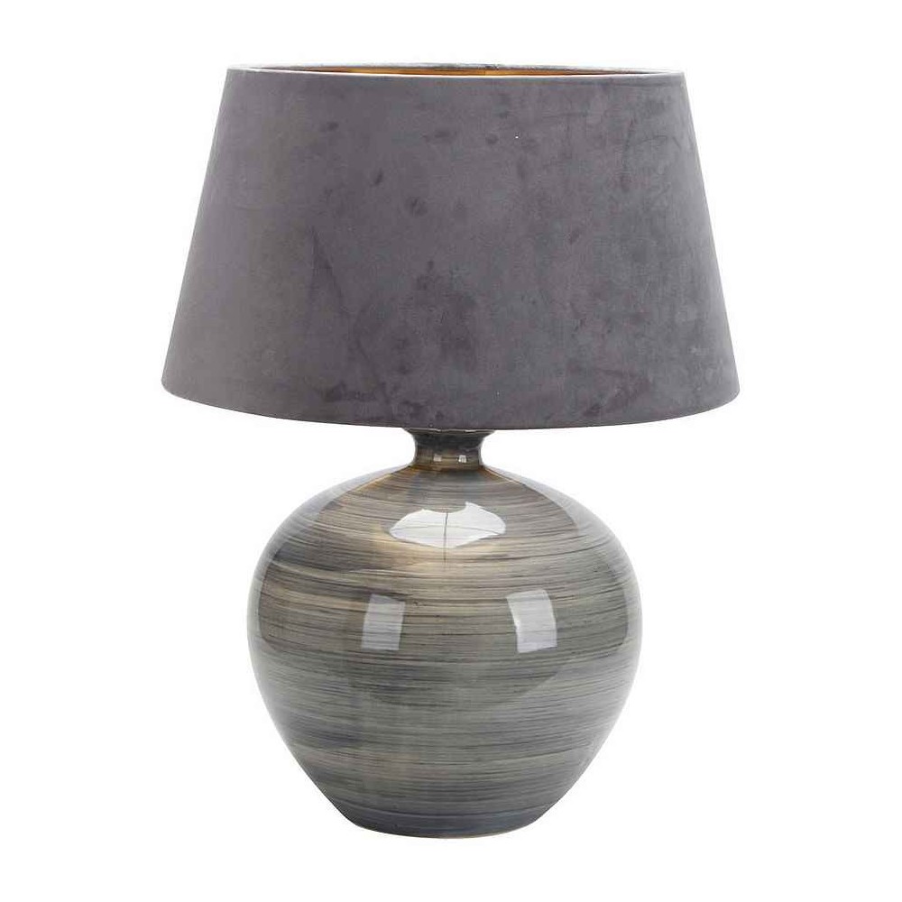 Surface avec velours gris BETTA Gris Brillo 58 cm Fabrilamp
