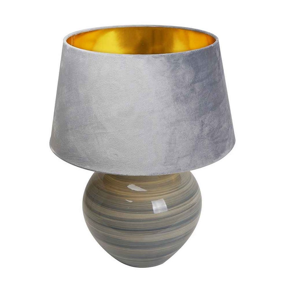 Surface avec velours gris BETTA Gris Brillo 58 cm Fabrilamp