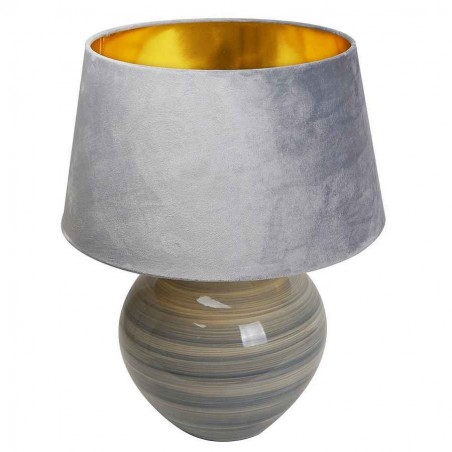 Surface avec velours gris BETTA Gris Brillo 58 cm Fabrilamp