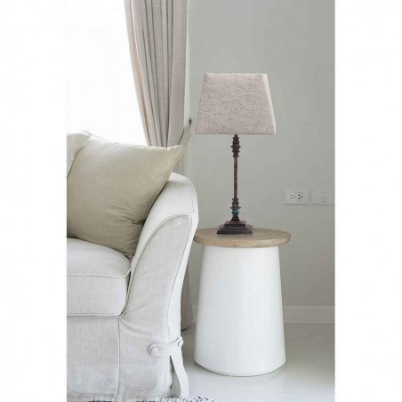 Supermesa rinconera model SHUBUNKIN brown rustic Fabrilamp