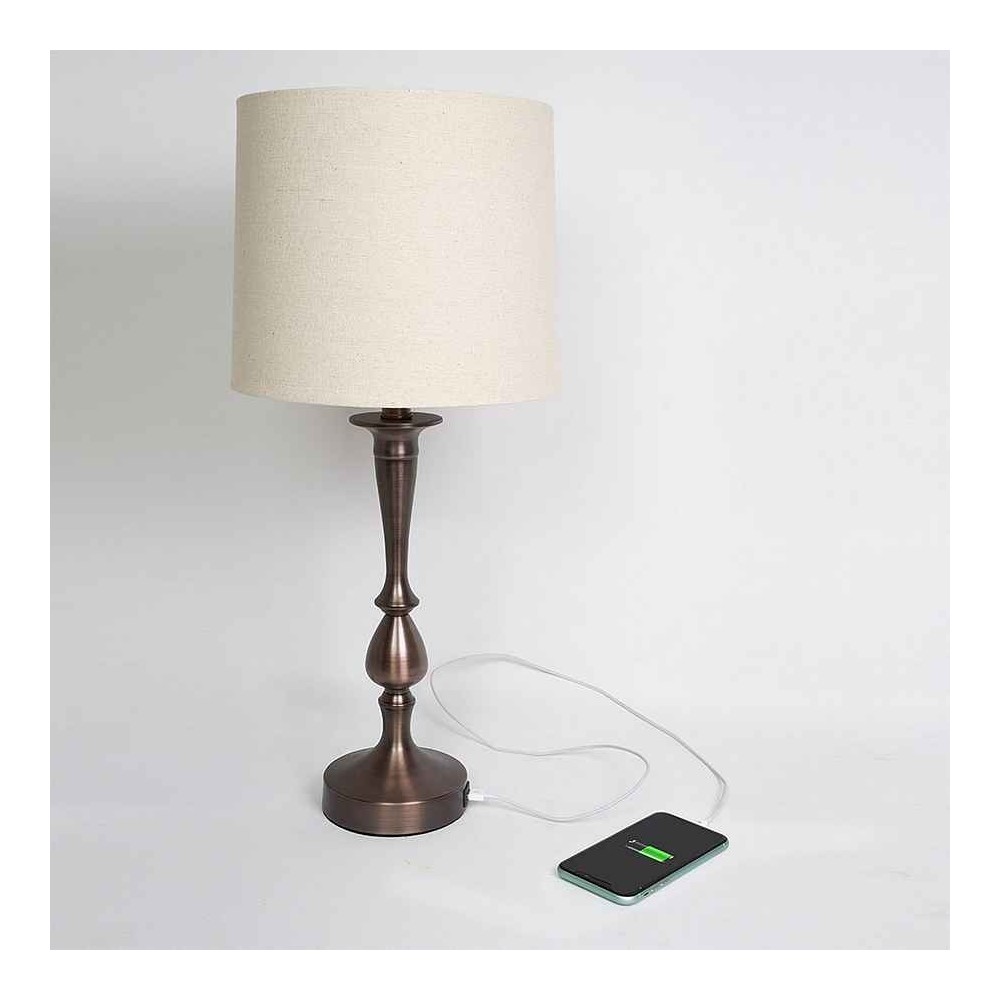 KHALIFA Marron USB port with Fabrilamp screen