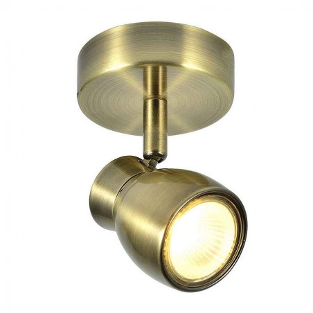 Foco bathroom model CHACHO orientable, leather satin Fabrilamp