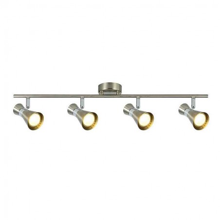 Nickel model MAXIMO 4 orientable foci Fabrilamp
