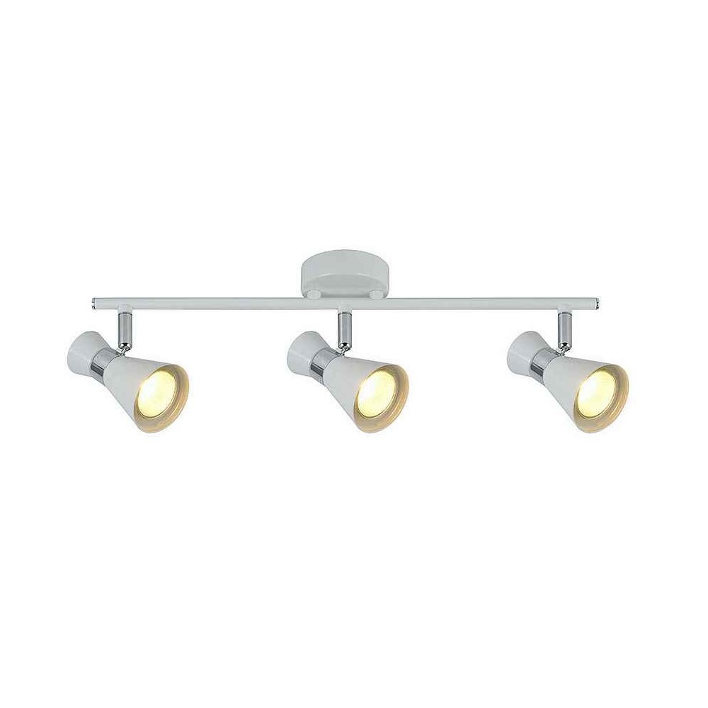 3-bedroom white strip for bathroom model MAXIMO fabrilamp