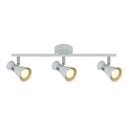 3-bedroom white strip for bathroom model MAXIMO fabrilamp