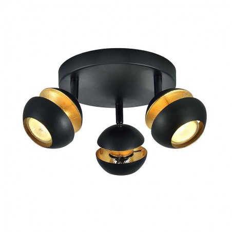 BeetHOVEN black/ro Fabrilamp 3-bedroom dish