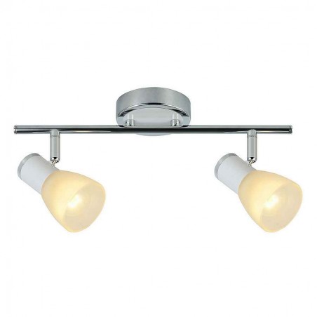 Bathing bag CHOLO two spotlights White/chrome Fabrilamp