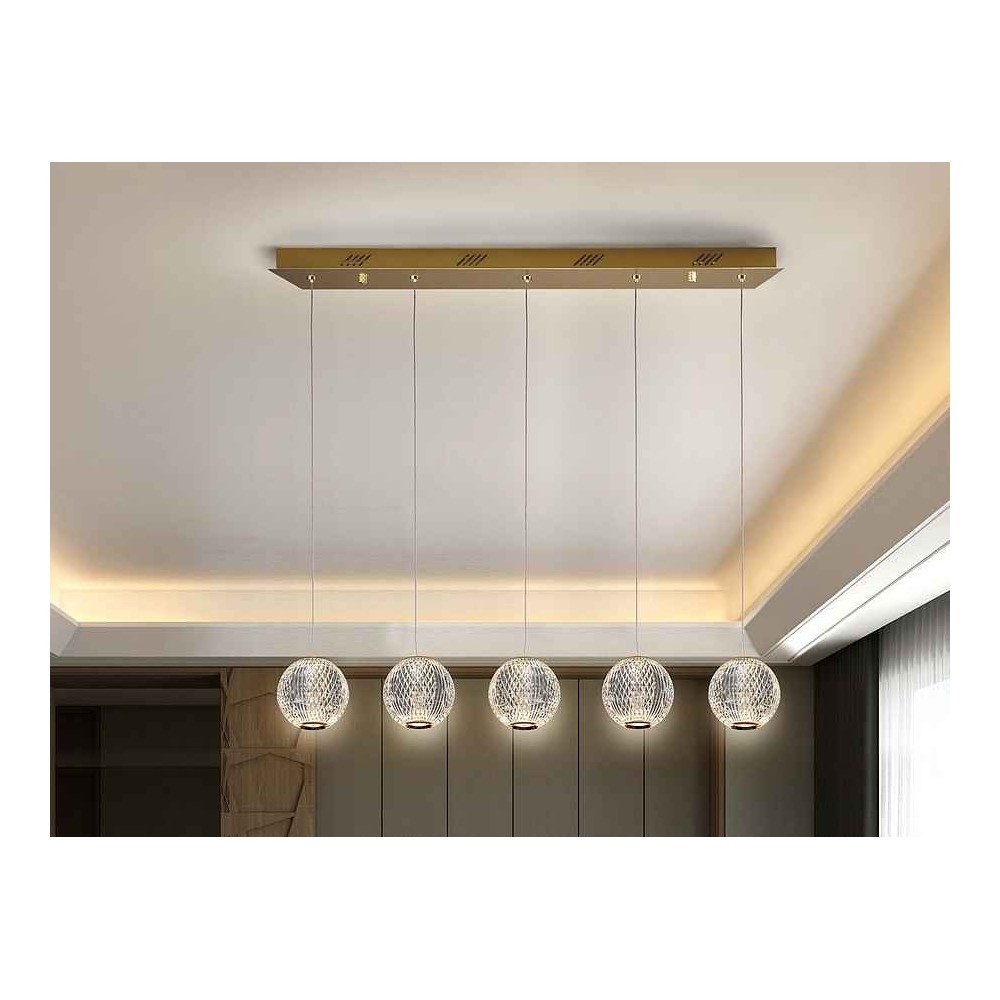 5L linear lamp model AUSTRAL LED integrated Schuller