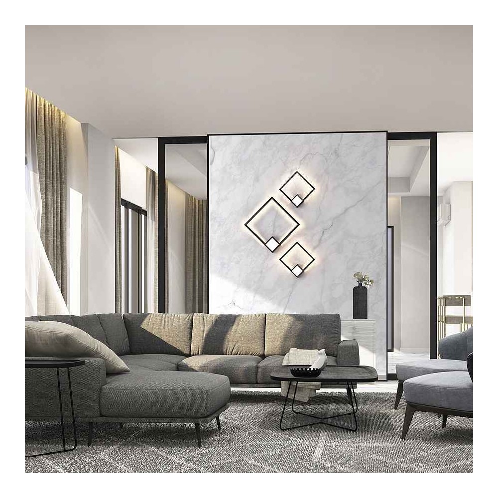 LED DIMABLE model BOUTIQUE noir 18 w MANTRA