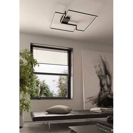 Lampe LED BOUTIQUE en noir MANTRA
