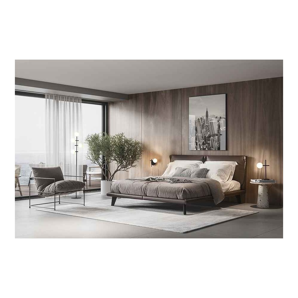 Two-light envelope with crystal tulips CELLAR black model MANTRA