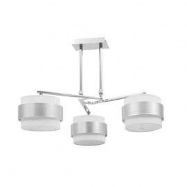 Lampada Brema Pelle/marrone-oro 3xe14 (regx40)