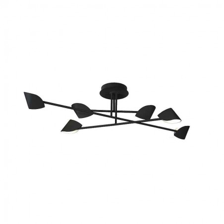 Semisoffitto CAPUCCINA led nero 44.5w MANTRA