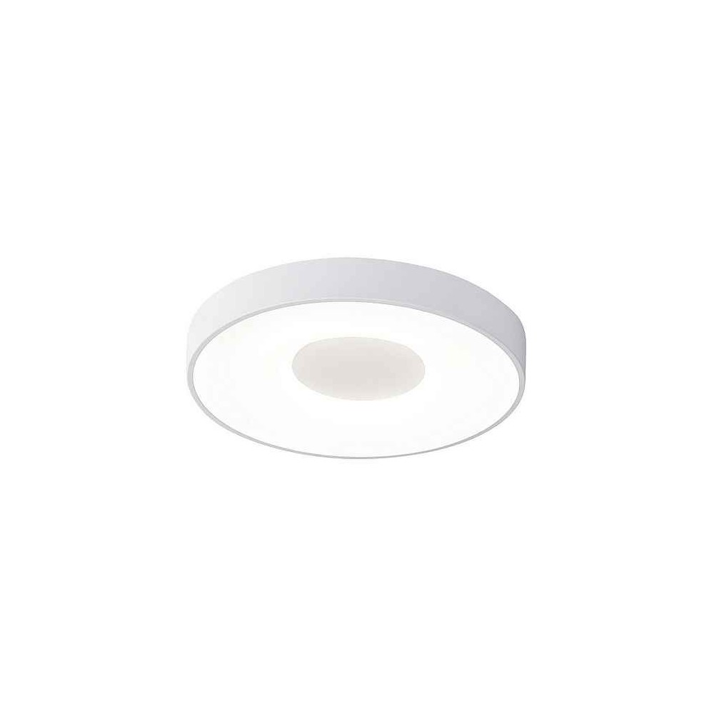 Plafon led 56w COIN blanc télécommande intégrée MANTRA