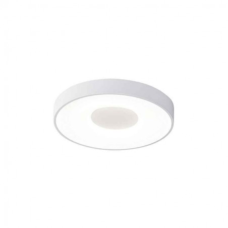 Plafon led 56w COIN blanc télécommande intégrée MANTRA