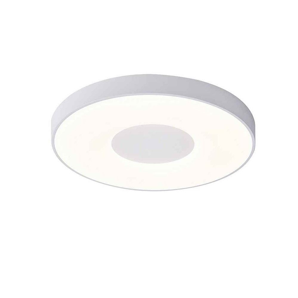 Lamp Plafon white LED with remote control model COIN  MANTRA