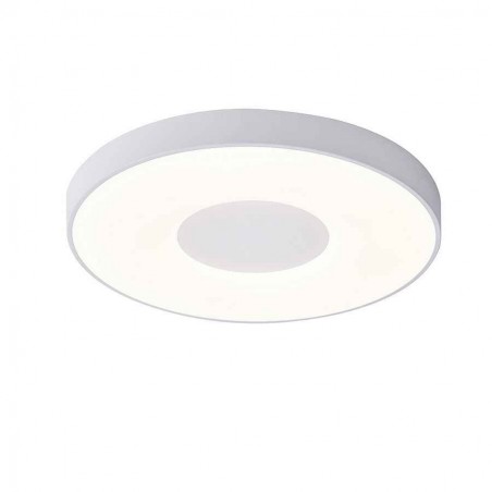 Lampada da soffitto a LED bianca con telecomando modello COIN MANTRA