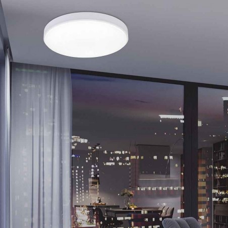 Plafon led 30w model BERTIE round white ALEMAR