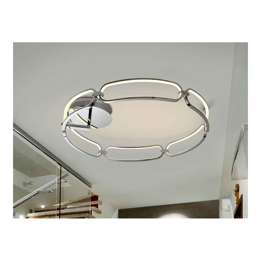 Plafon led 65w model Chrome COLETTE 80cm CROMO SCHULLER