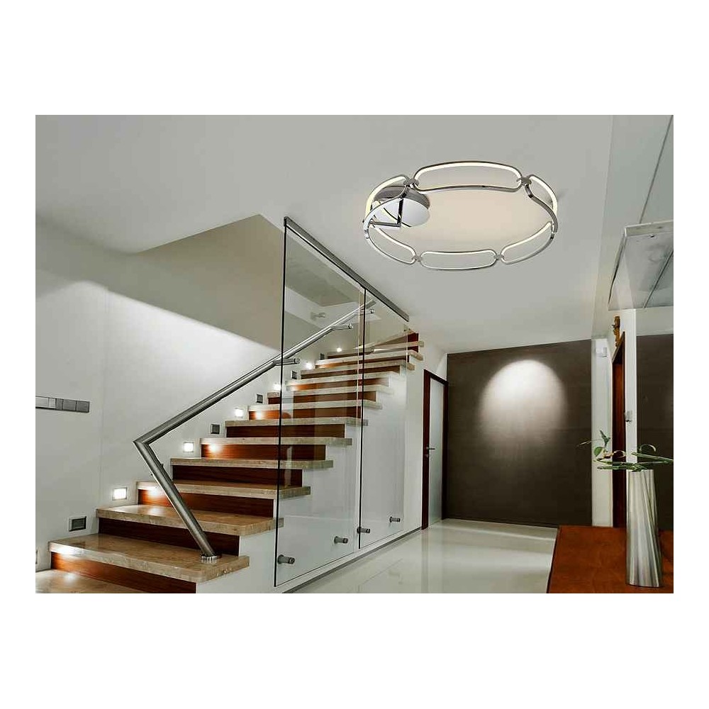 Plafon led 65w model Chrome COLETTE 80cm CROMO SCHULLER