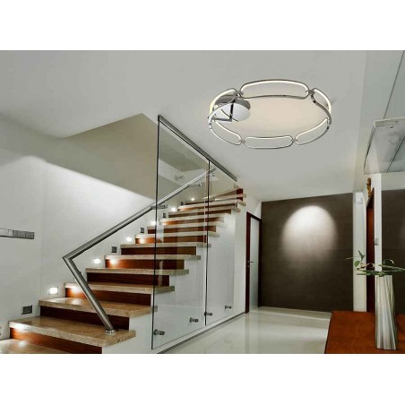 Plafon led 65w model Chrome COLETTE 80cm CROMO SCHULLER