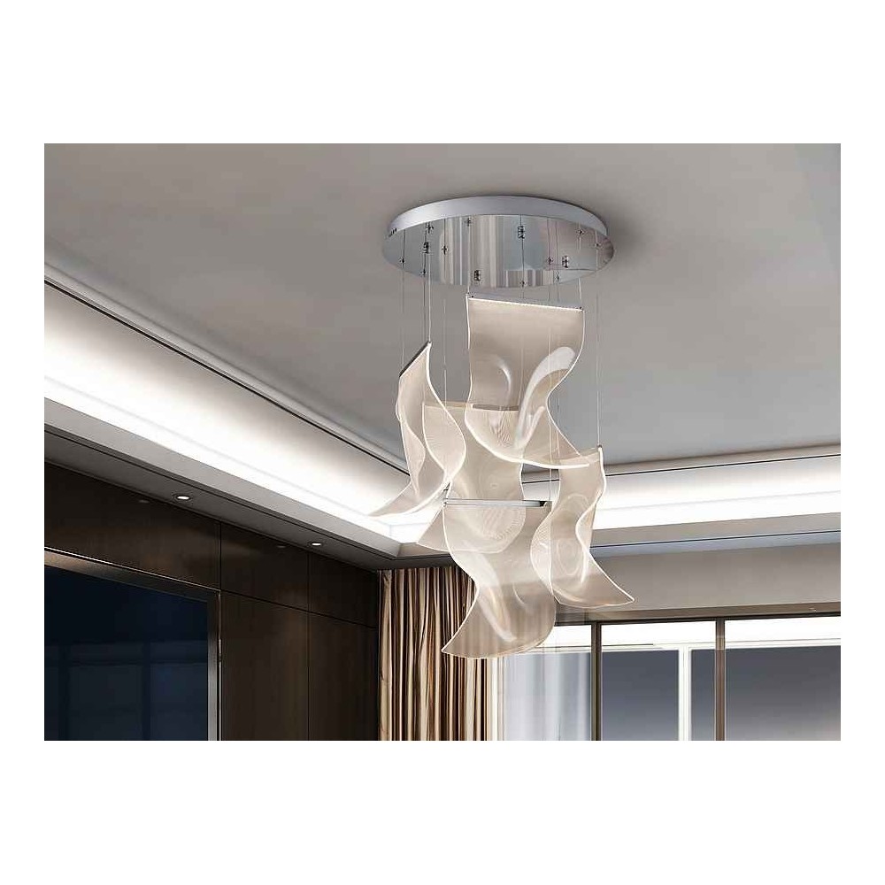 Lampara modelo VELOS II  led dimable 5L SCHULLER