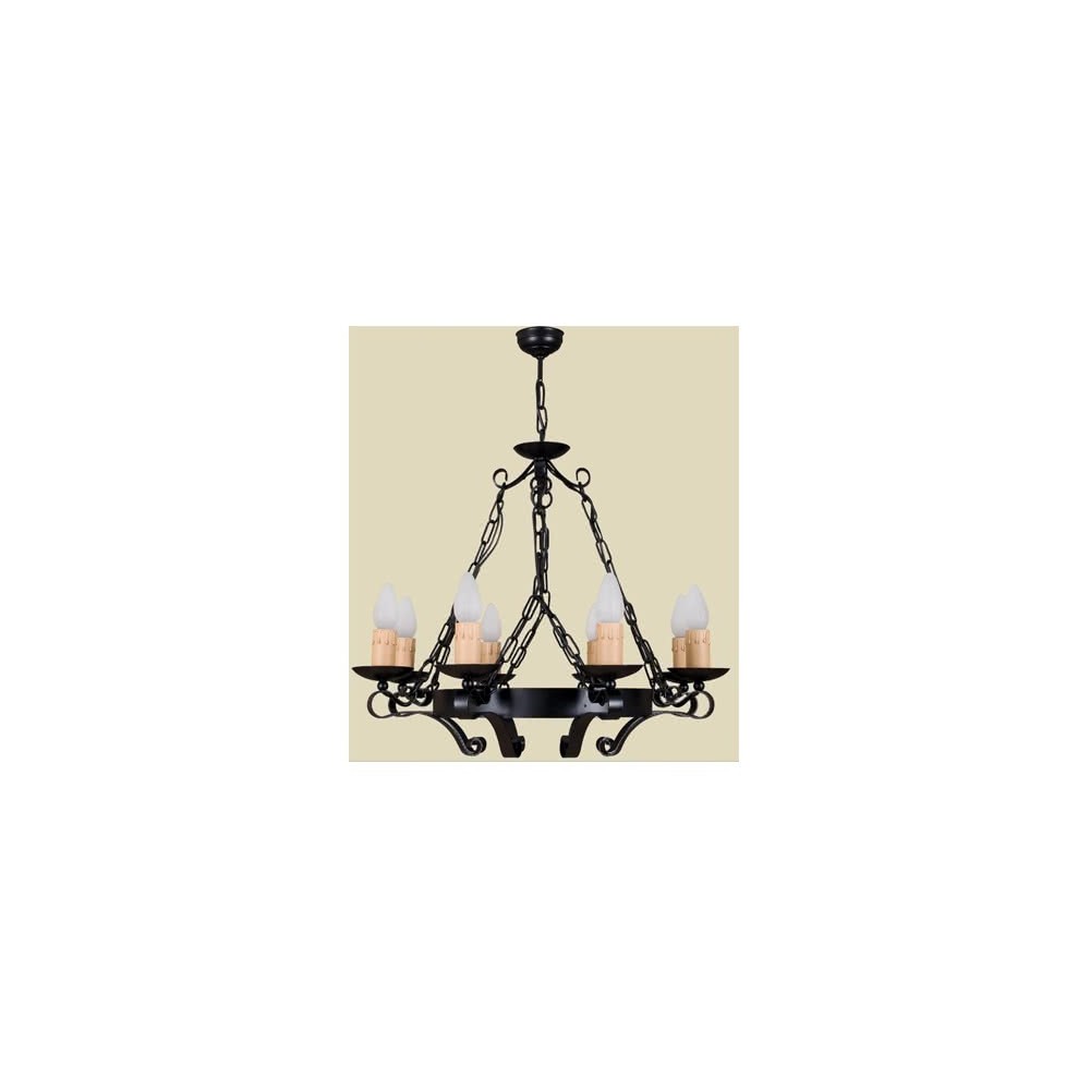 Lamp Rustica 5lxe27 60w Black(53x60)