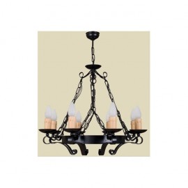 Lamp Rustica 8lxe27 60w Black(60x80)