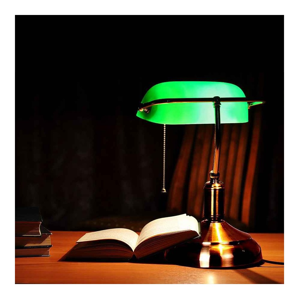 Supermesa ABOGADO 1 light with green screen FABRILAMP