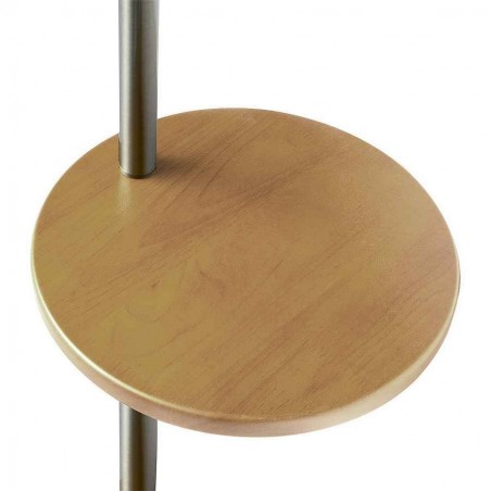 Pie SEDA nickel avec écran blanc FABRILAMP