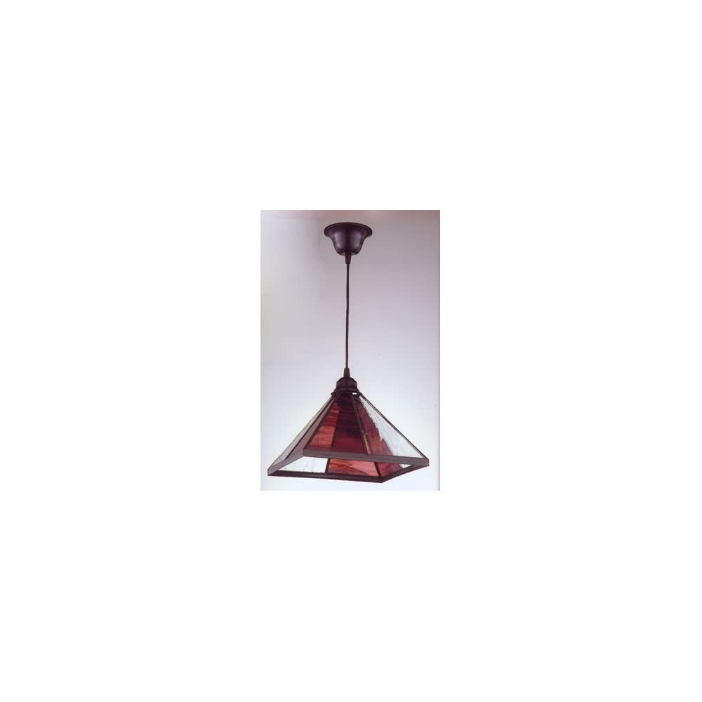 Pendentif Farol Piramide Violeta 1xe27 Regx27