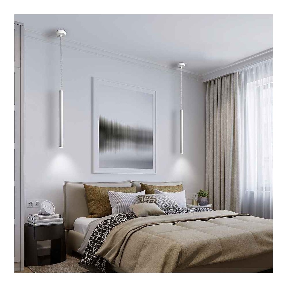 Lamp model VARAS 1 white dimable light from Schuller