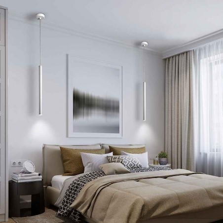 Lamp model VARAS 1 white dimable light from Schuller