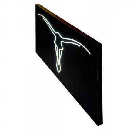 Decorative black wall fitting LED model TRAZOS MANTRA