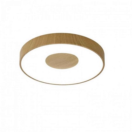 Soffitto a LED 100w con telecomando COIN color legno MANTRA
