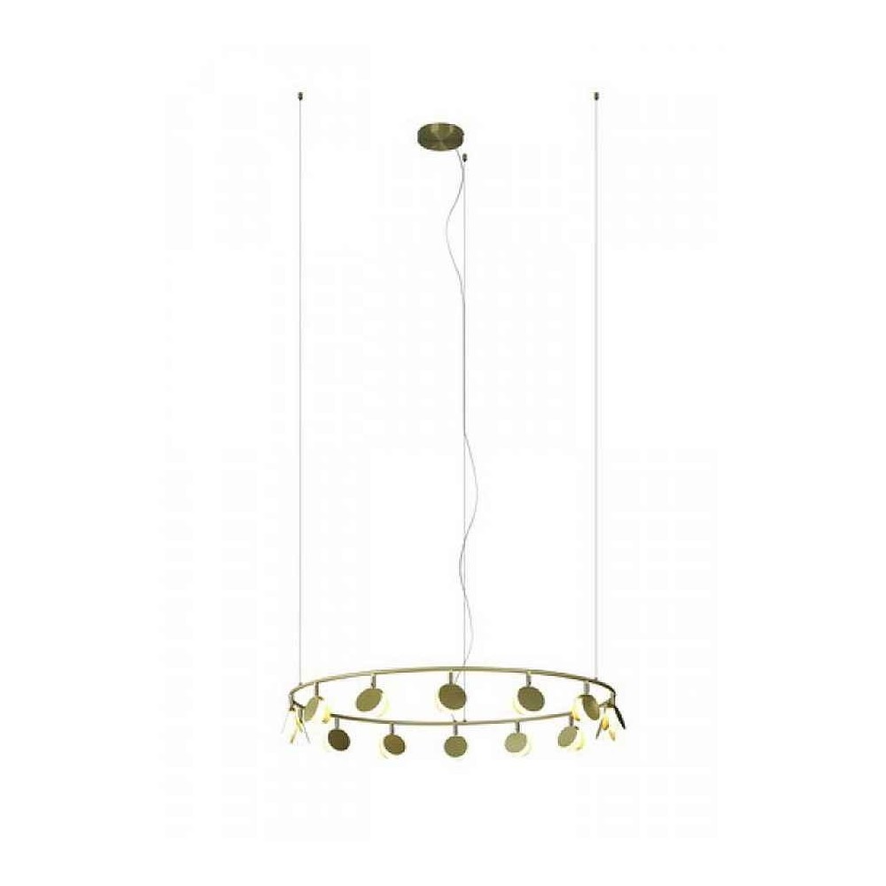 Large gold 14LED SHELL lamp MANTRA