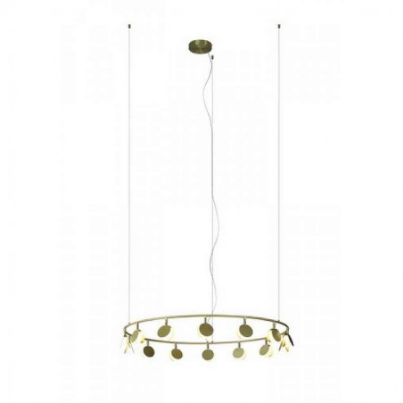Large gold 14LED SHELL lamp MANTRA