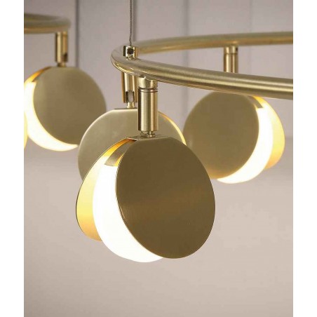 Large gold 14LED SHELL lamp MANTRA